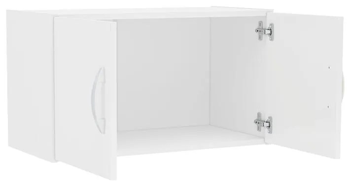 Armário De Parede Aéreo Lavanderia 2 Portas - Branco