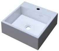 Cuba Pia De Apoio Para Banheiro Quadrada Q355W Branco C08 - Mpozenato