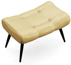 Kit Poltrona e Puff Para Sala de Estar com Almofada e Pés Palito Lord