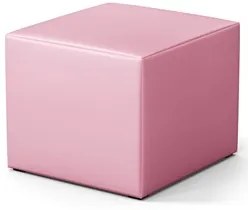 Poltrona de Amamentação Fixa com Puff Letícia Sintético Rosa - Phoenix