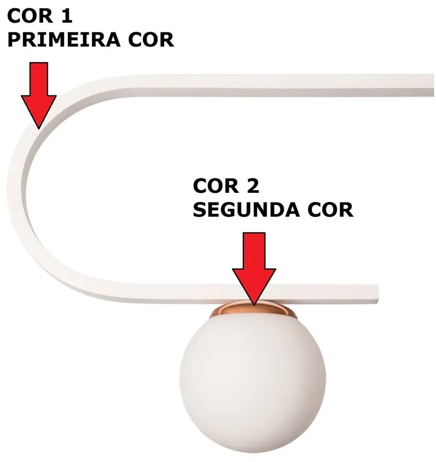 Pendente Dama 120X30Cm 3Xg9 / Cabos Kevlar Cristal / Metal E Globo Ø12... (AZO-F / CB-V - Azul Oceano Fosco / Cobre Brilho Escovado, FOSCO)