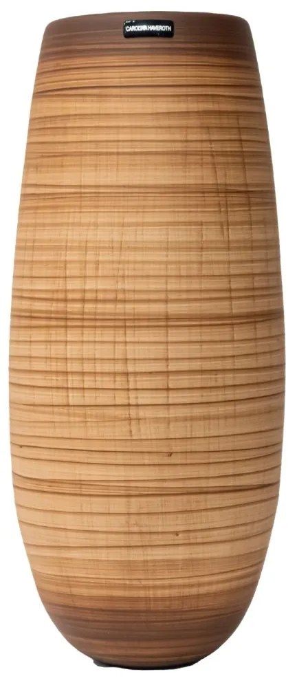 Vaso Decorativo em Cerâmica Carolina Haveroth - Bamboo Fosco