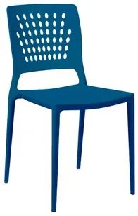 Cadeira Marte Azul Bic Empilhável em Polipropileno Acrilys