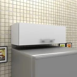 Armário Aéreo Geladeira Veneza 70cm 1 Porta Branco - Lumil Móveis