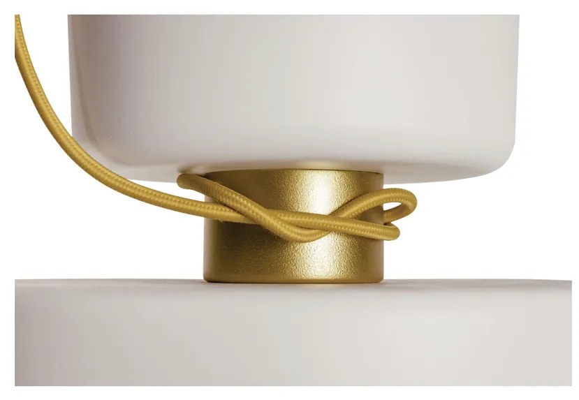 Pendente Cacharrel Ø29,5X29Cm 1Xe27 | Usina 16718/30 (BT / BT - Branco Texturizado / Branco Texturizado)