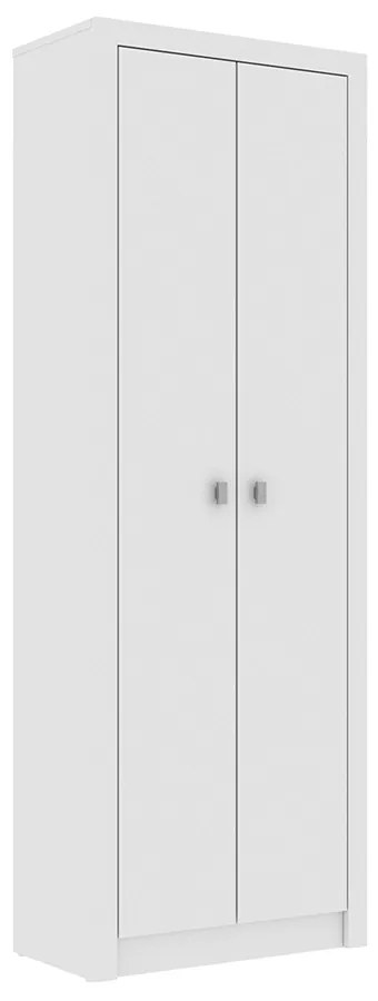 Armário Estante Alto para Escritório Home Office ME4105 MDP Branco G69 - Gran Belo