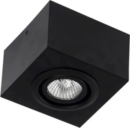 Plafon De Sobrepor Aluminio 11X11cm - PRETO