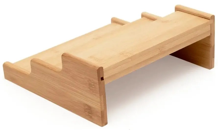 Rack Organizador Extensível De Bambu