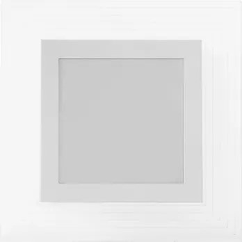 Plafon Led Sobrepor Quadrado 16W Branco Lisboa - LED BRANCO QUENTE (3000K)