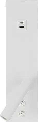 Arandela Led Aluminio Branco 12W 3000K Leya All