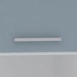 Armário Aéreo Ponte Modulado 145cm Taiga Branco/Grey L01 - Mpozenato