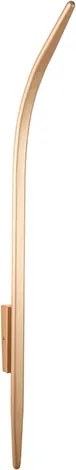 Arandela Led Aluminio Dourado 10,8W 127V Ip62 2700K Line G