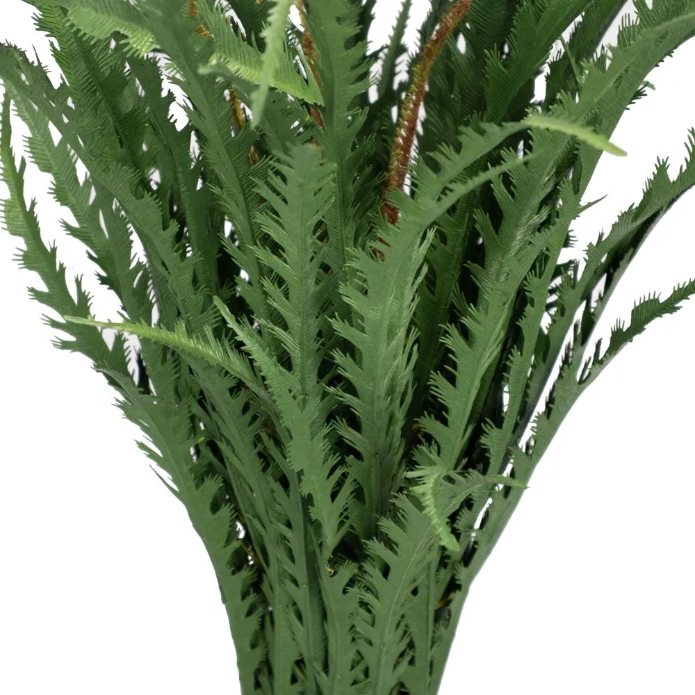 Samambaia Folhagem Artificial Cheia com Pote X60 Verde 80 cm F04 - D'Rossi