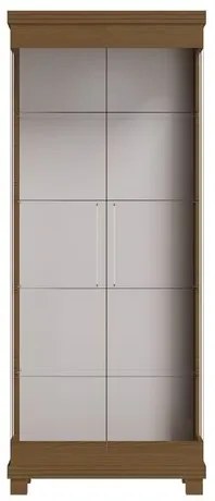 Cristaleira Nexus Freijo Portas de Vidro 175cm - 79097 Sun House