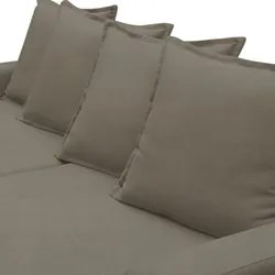 Sofá Retrátil Reclinável 3 Lugares 235cm Roma F05 Veludo Marrom - Mpoz
