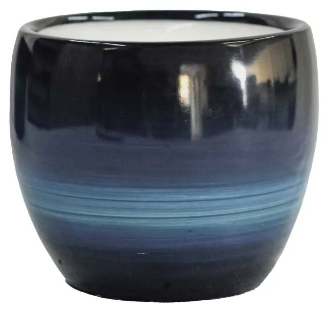 Vaso Vela Casca de Ovo decorativo em Cerâmica Carolina Haveroth – Bellagio Alto Brilho