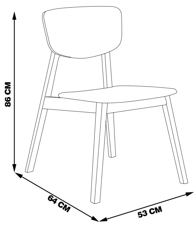 Cadeira Decorativa Sala de Jantar Madeira Maciça Lang Linho Off White/Mel G13 - Gran Belo