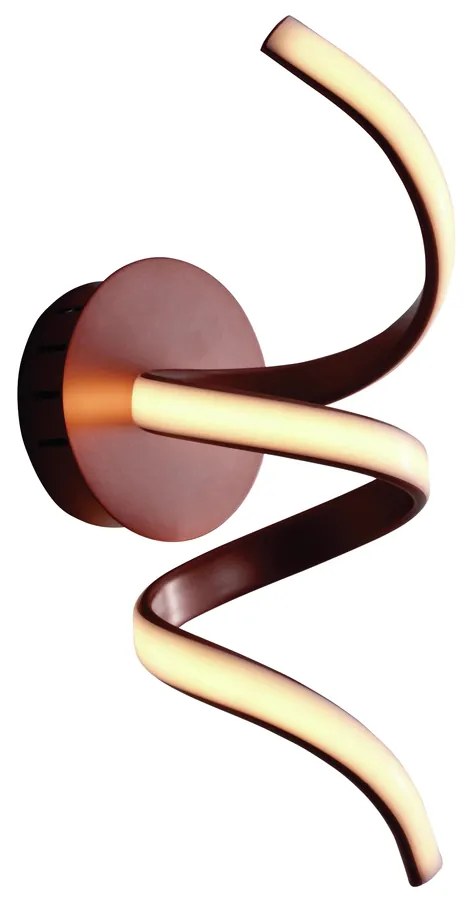 Arandela Worm 16X14X32Cm Led 10W 3000K Bivolt Aluminio / Cobre | Studi... (Cobre)