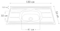 Armário de Cozinha CP02 Com Pia 120cm Pérola Z34 Branco - Mpozenat