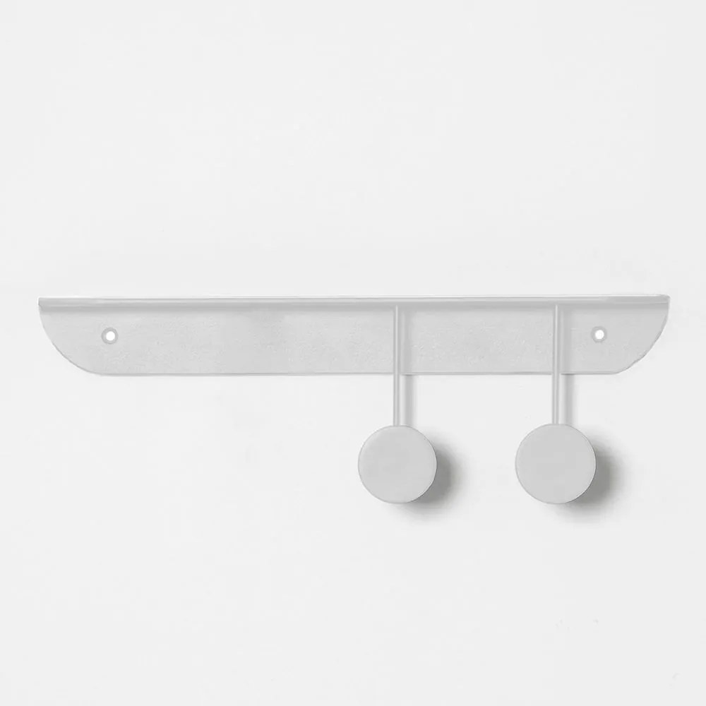 Porta Chaves Ping Branco - 40x08x13cm