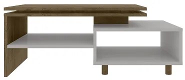 Mesa De Centro Lima Cinamomo/Off White - Bechara Móveis