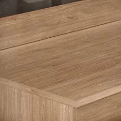 Tampo para Balcão de Cozinha 120cm MDP Castanho - Lumil