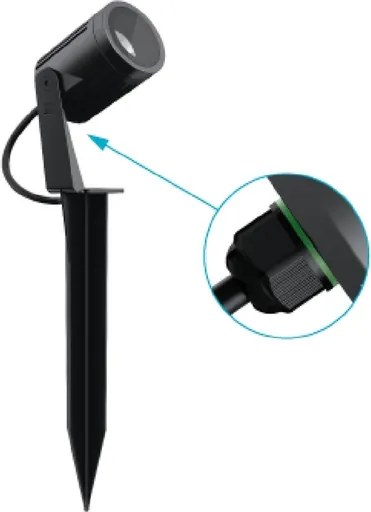 Espeto Led Preto 11,5W 2700K 36 Ip67 S.Ground 24V Pro