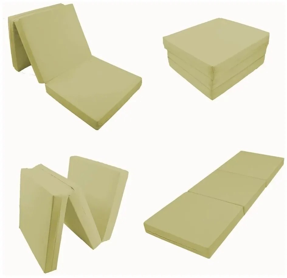 Puff Multifuncional Banco Colchão E Poltrona Suede (Preto, Preto)