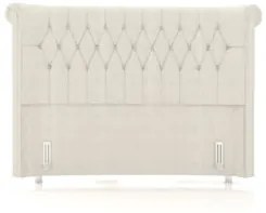 Cabeceira Cama Box Solteiro 98cm Dust Z37 Linho Creme - Mpozenato
