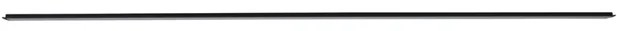 Perfil De Embutir Aluminio Para Fita Led 1M Stick Flat M - PRETO