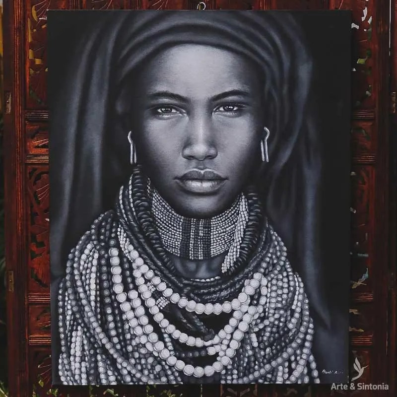 Pintura Mulher Balinesa