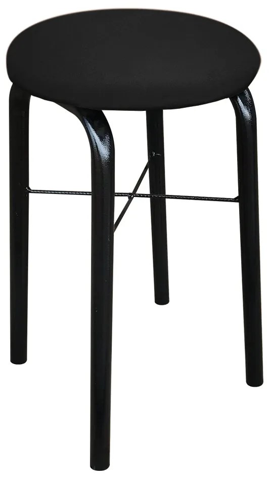 Banqueta Baixa Manu Suede Preto