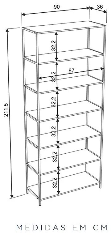 Roupeiro Closet Estantes Cabideiro Mesa Estilo Industrial