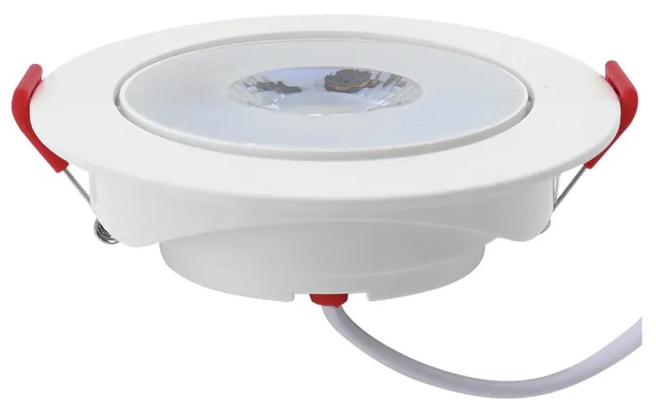Spot De Embutir Redondo 7W 4000K Led Bivolt Ø10,5X3,1Cm | Opus Eco 387...