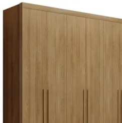 Guarda Roupa Casal 6 Portas 3 Gavetas 233cm Dubai Nature - Vila Ri