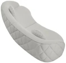 Sofá Decorativo com Almofadas 4 Lugares 318cm Tressê Zion Z32 Linho Cr