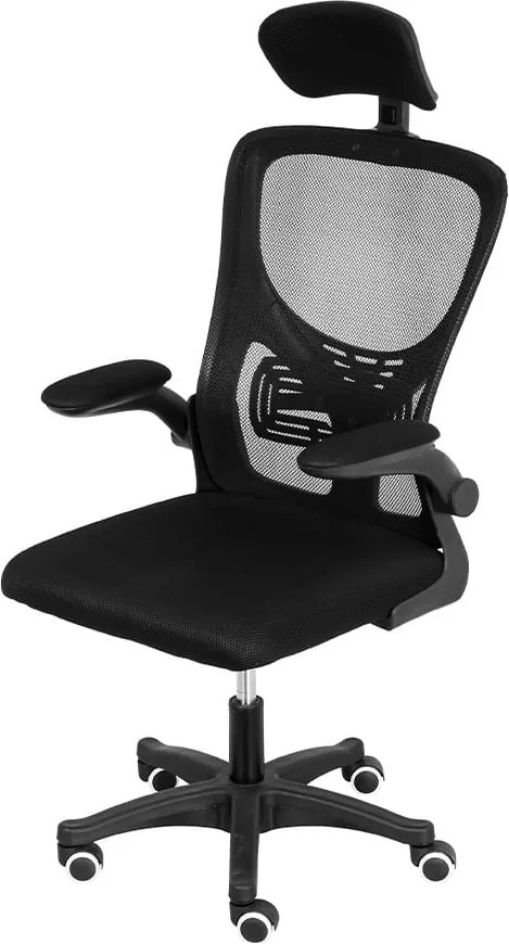 Cadeira de Escritório Bogotá Alta Preta Encomenda