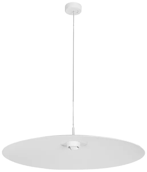 Pendente Led Aluminio 17W 60 3000K 90Cm Plato - BRANCO