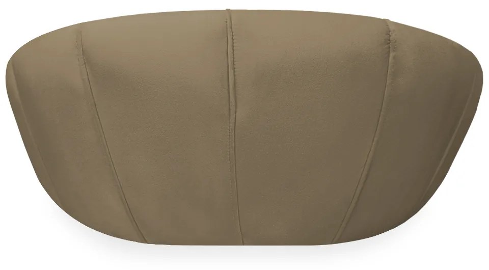 Cama Pet Ariel para Cães e Gatos Almofadada Veludo Cores - Marrom