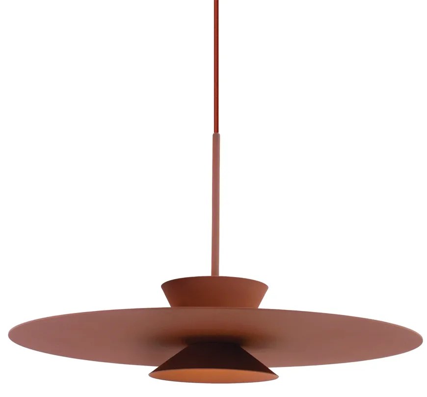 Pendente Tule Ø60X25Cm 1Xmr16 - Usina 25120/60 (PT - Preto Texturizado, Igual a Cor 1)