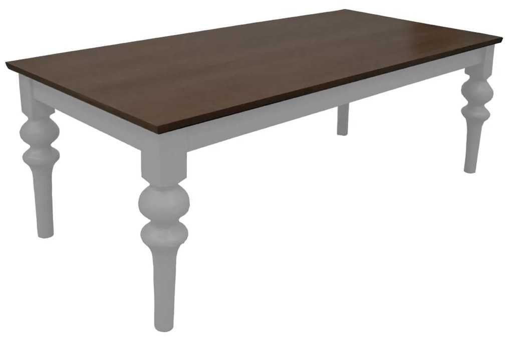 Mesa Colors 1700 x 1100 x 780mm - freijó com branco