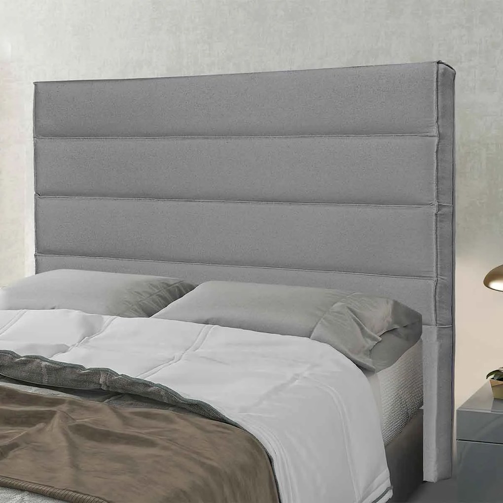 Cabeceira Estofada Nubia 90cm Solteiro Linho - ADJ Decor