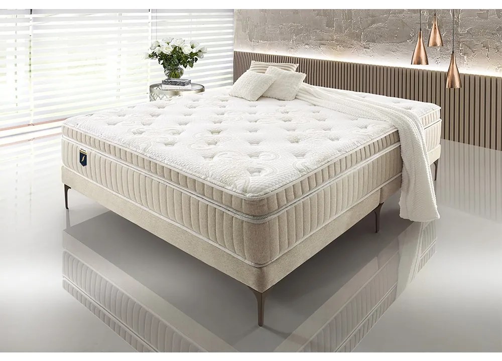 Cama Box Somiê com Colchão Magnific - Queen 158cm x 198cm