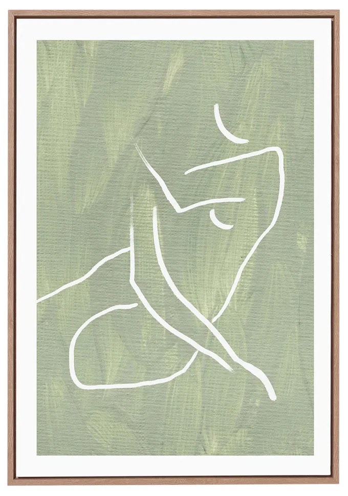 Kit 02 Quadros de Parede Decorativo Canvas Silhueta 60 Cm M02 - D'Rossi