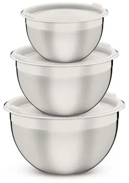 Jogo de Potes Tramontina Cucina Aço Inox 3 Peças
