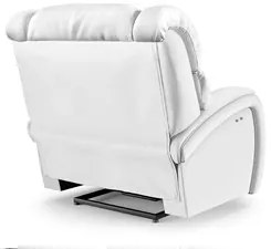 Poltrona do Papai Reclinável Kalie Power Touch USB FH9 PU Branco - Mpo
