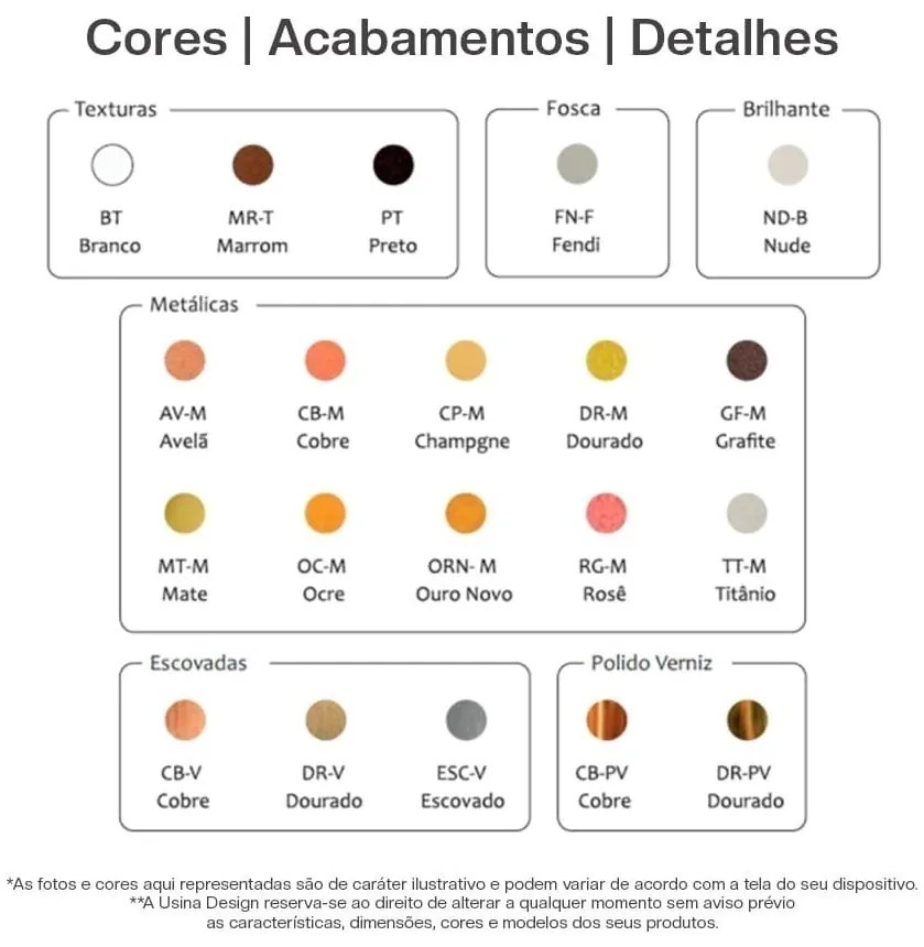 Arandela Slim Ponteira 06X130X7,5Cm 1Xt8 De 60 Ou 120Cm | Usina Design... (CB-V - Cobre Escovado)