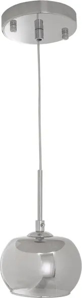 Pendente Cristal E Vidro 12Cm Medusa - CROMADO