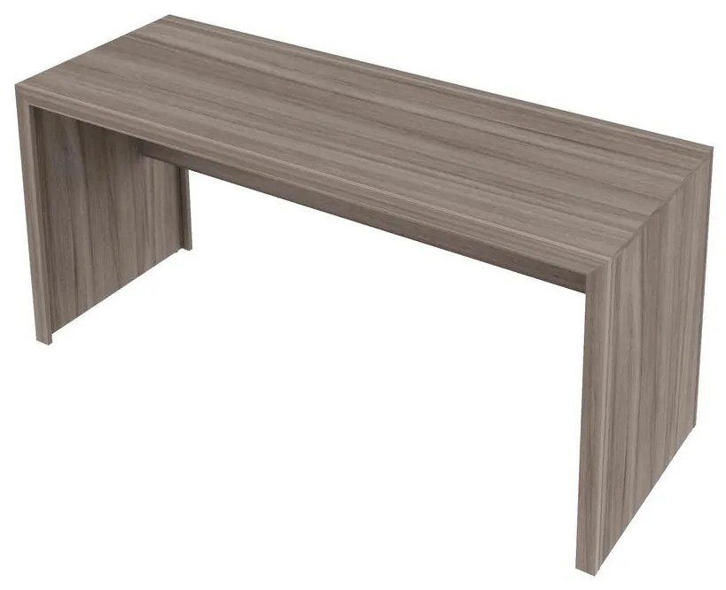 Mesa Reta Escrivaninha Escritório Home Office 163cm Carvalho