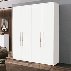 Guarda Roupa Solteiro Slow Motion Spazio F08 Branco - Mpozenato